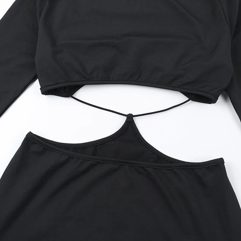 שמלת מקסי בעיצוב פתחים - מוס