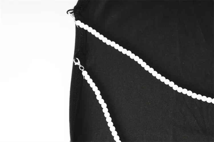 שמלת מקסי בעיטור שרשרת בגב קשירה בצוואר - Annalise