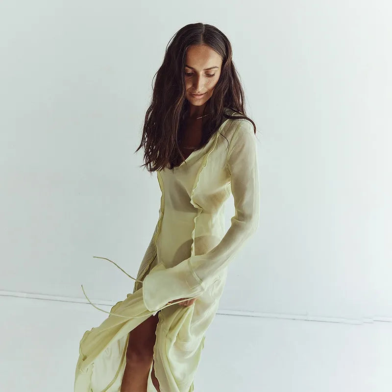 שמלת חוף מקסי - ארין