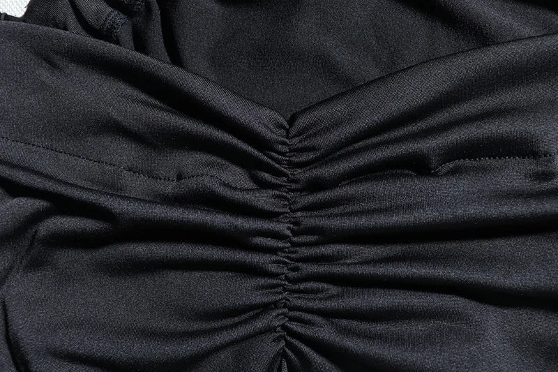 שמלת מקסי שסע עמוק כתפייה אחת - רייניתה