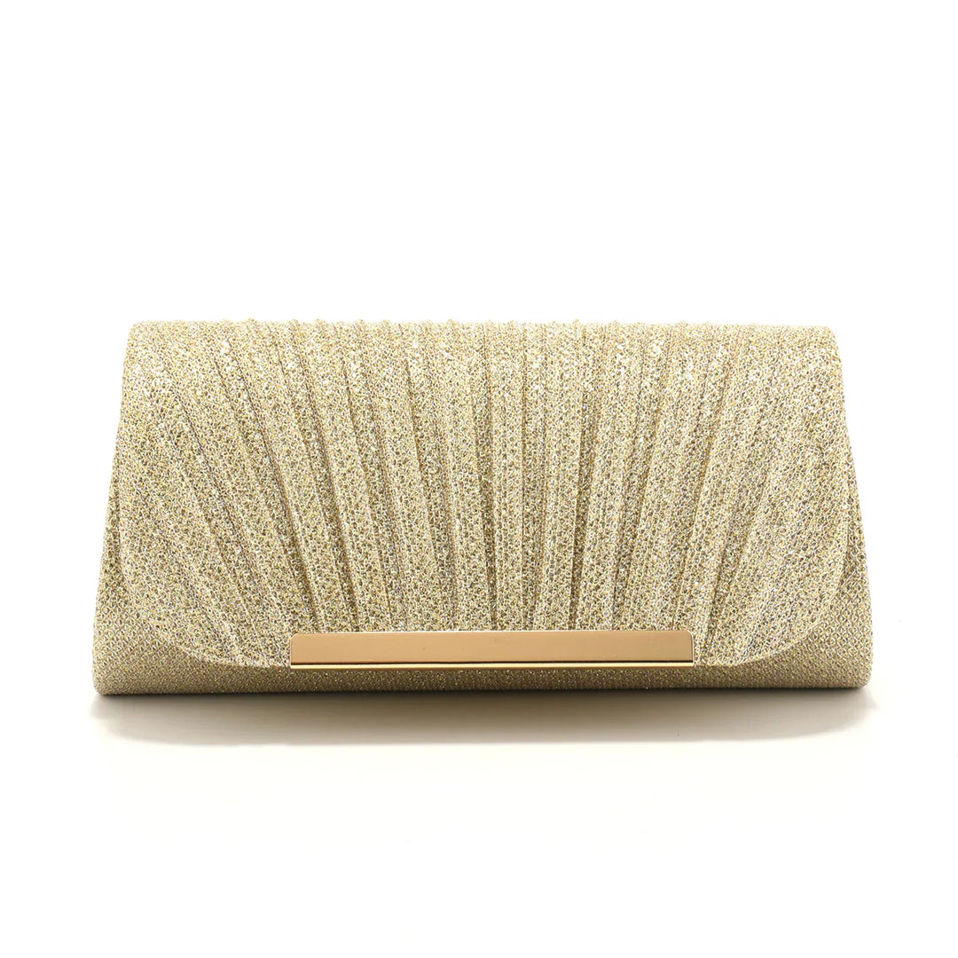 Clutch bag with sparkling studs design