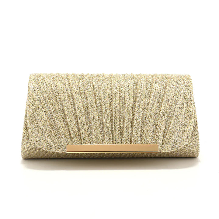 Clutch bag with sparkling studs design