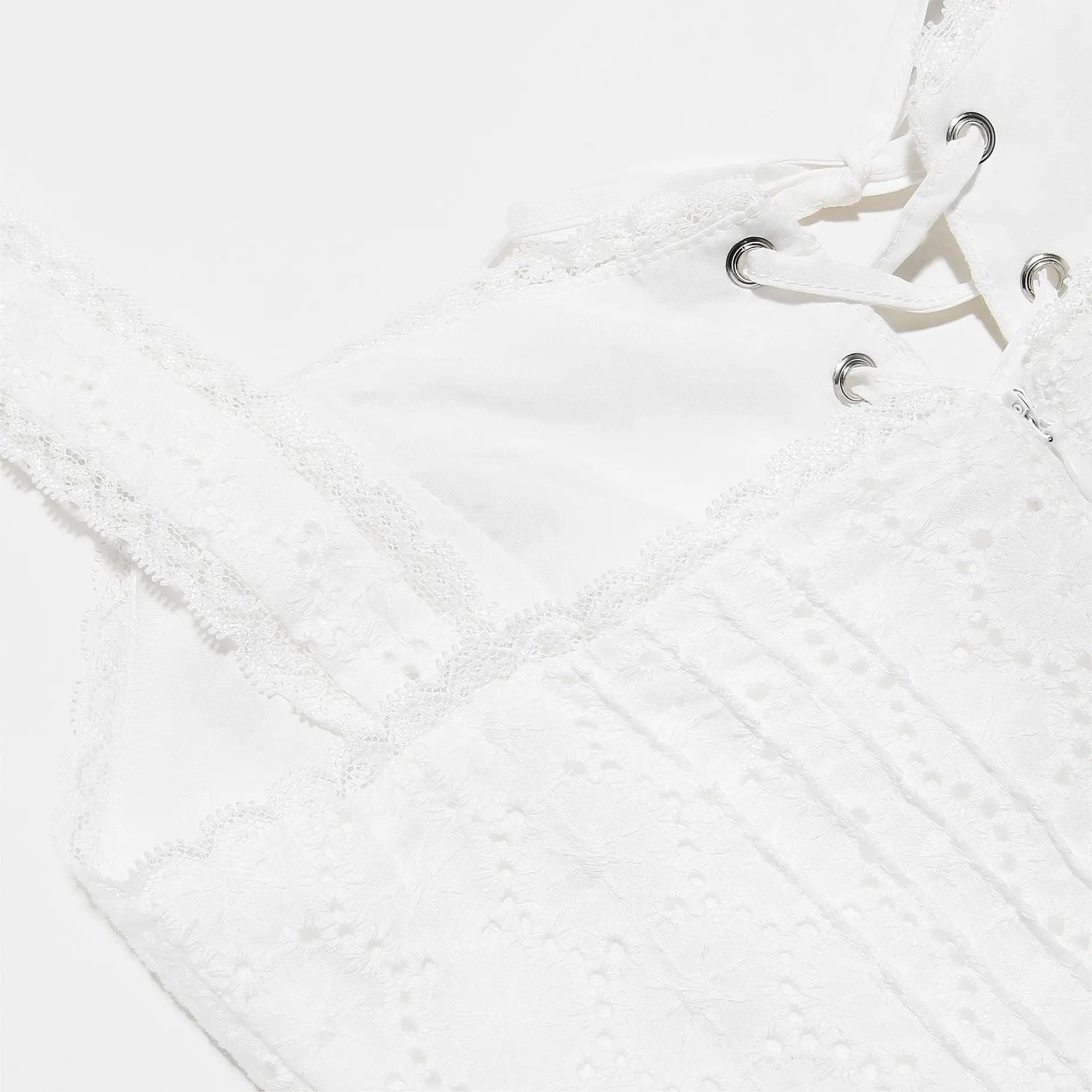 שמלת מידי סטייל כפרי בגזרת A בעיצוב קשירה - SUNRISE