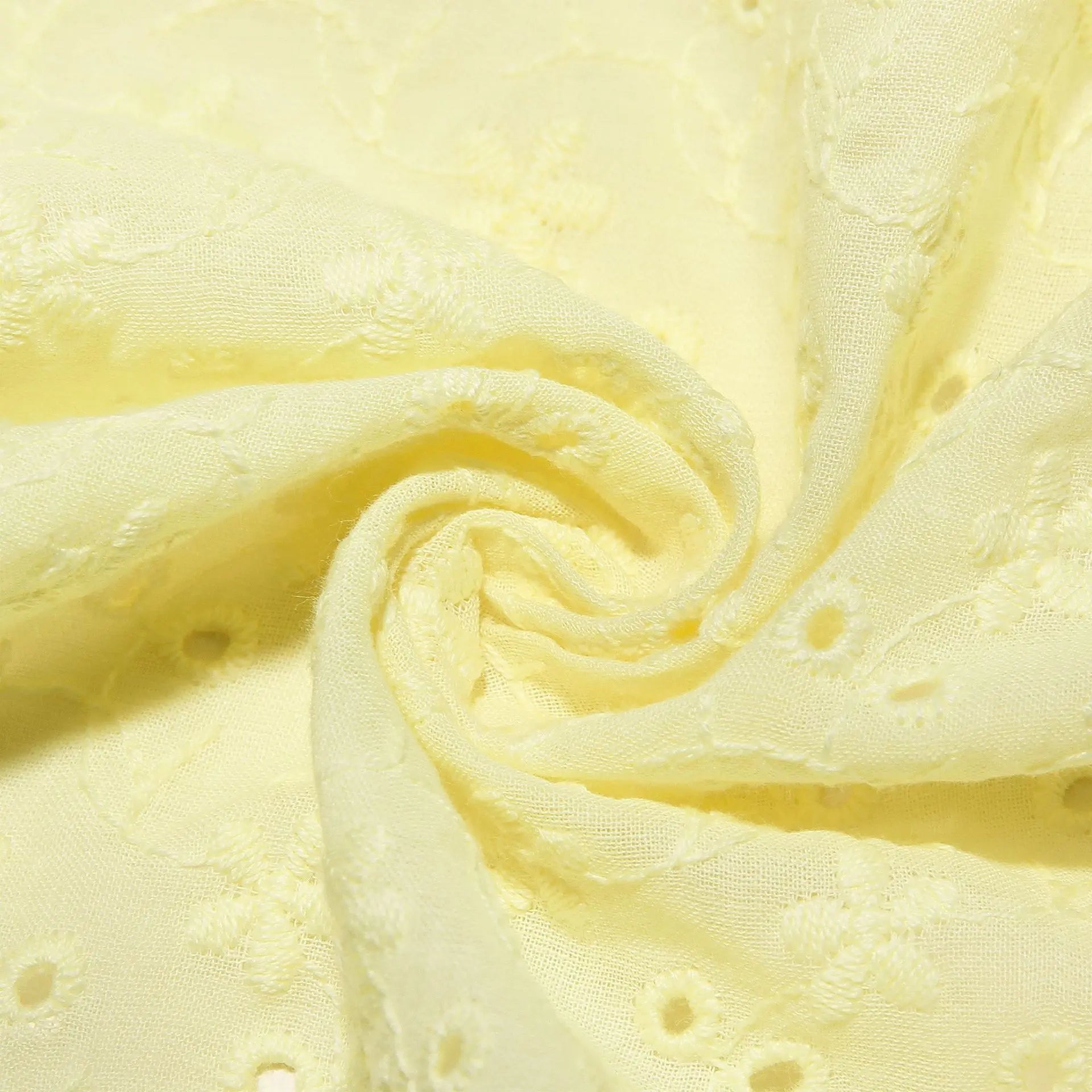 שמלת מיני בגזרת A בעיטור רקמה קשירה בכתפיות - GAYA