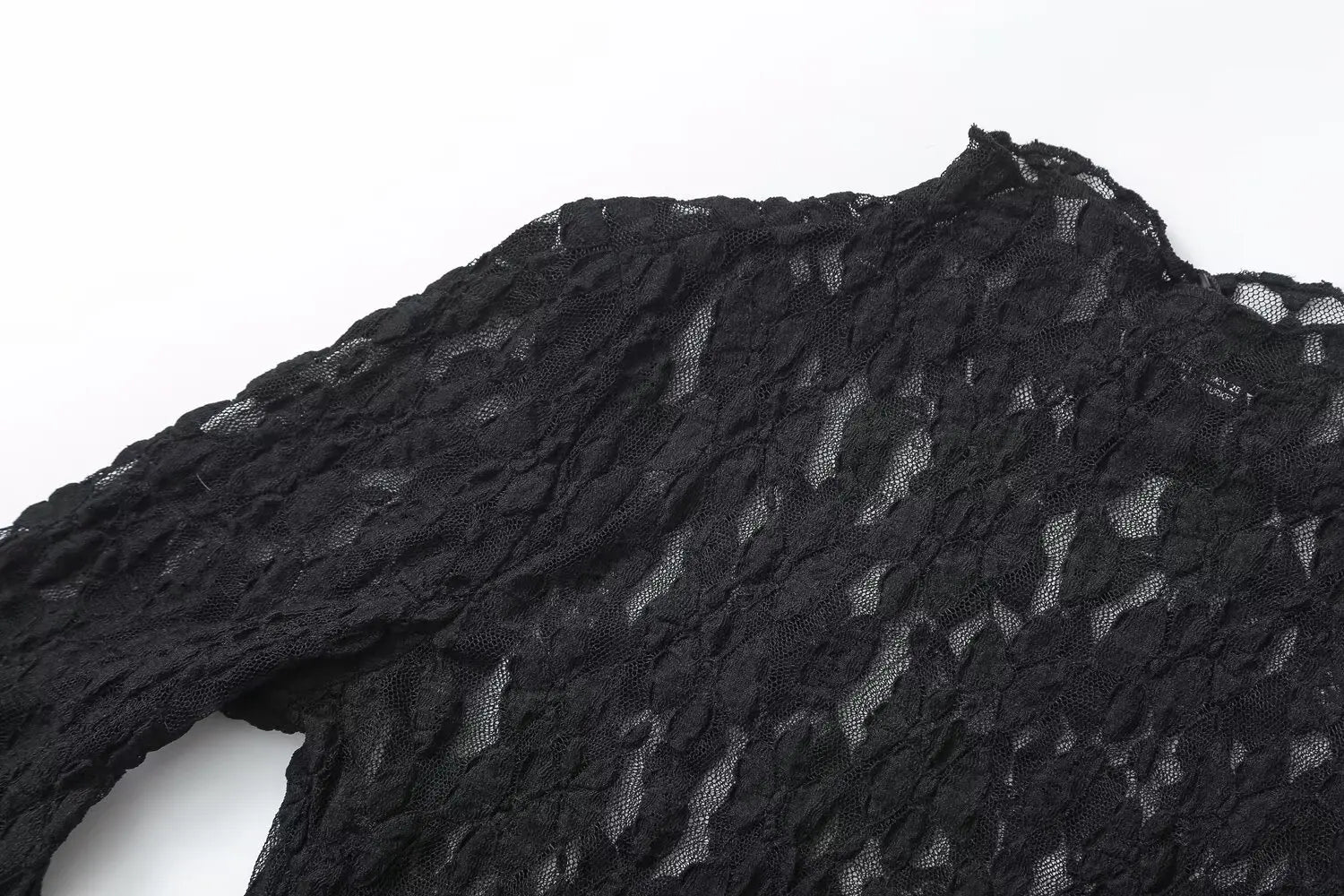 חליפת תחרה שני חלקים בגד גוף ומכנסיים ארוכים - מנור