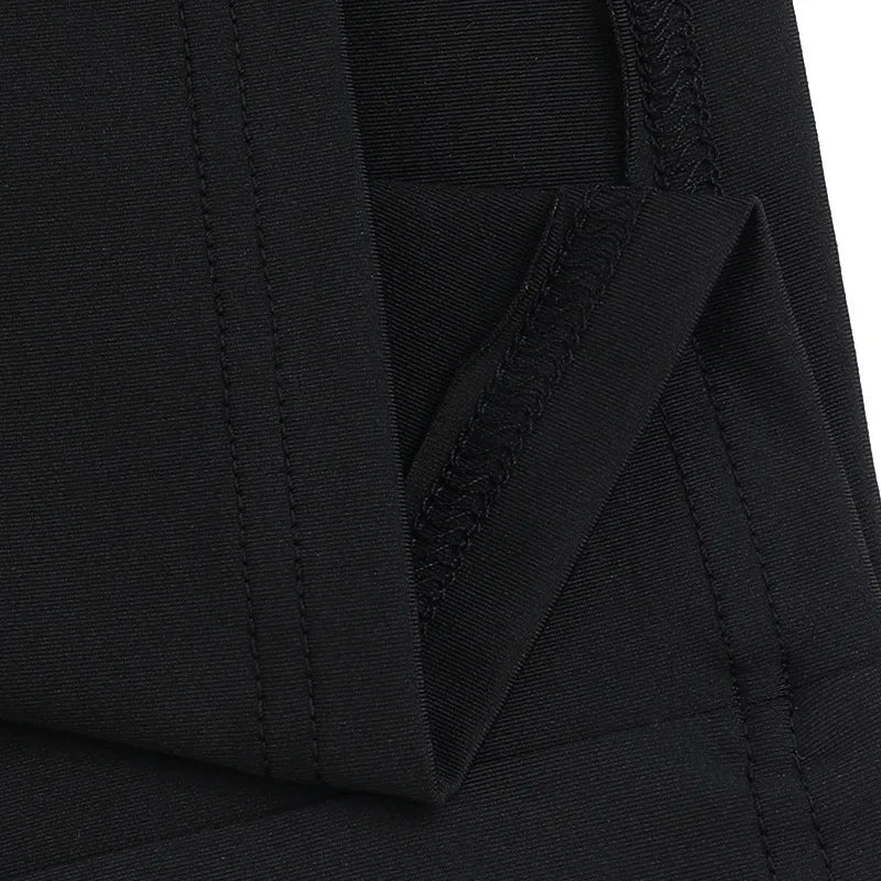 שמלת מקסי כיווצים צמודה שרוולי שיפון - קליאו