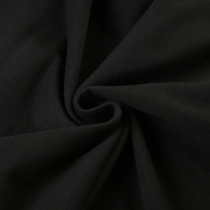 שמלת מקסי סטרפלס בעיטור שיפון ושסע - Lettie