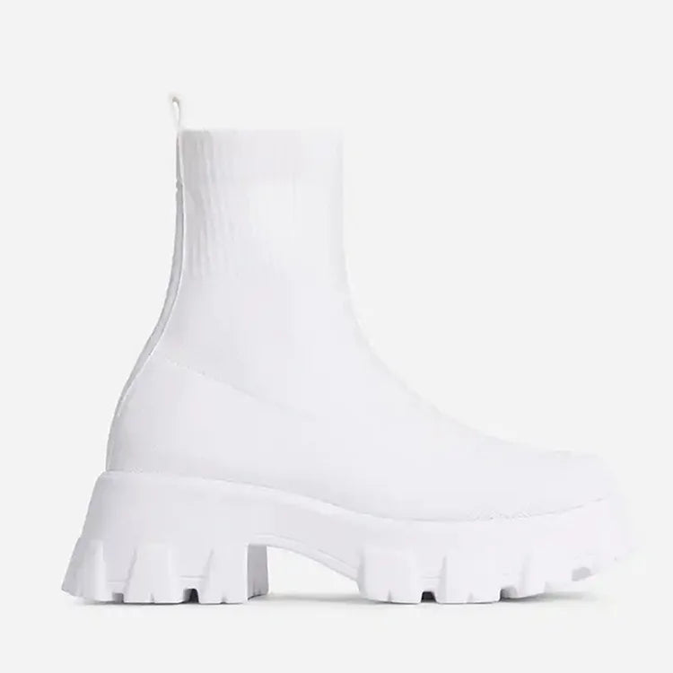 Platform sock boots - Corey