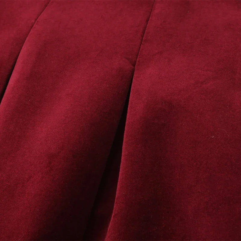 שמלת מיני קטיפה גב פתוח - קלארט