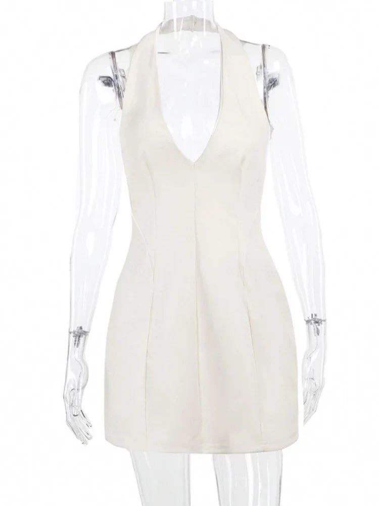 שמלת מיני מחשוף V עמוק - מאדי