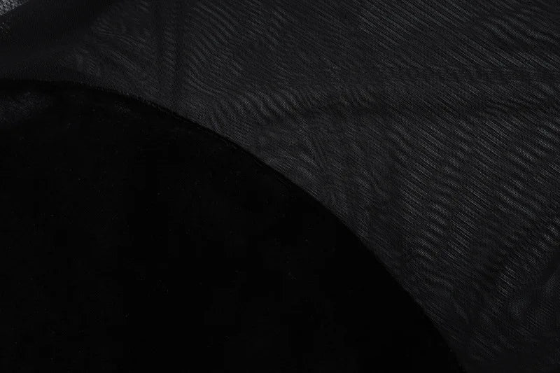 שמלת ערב אלגנטית מקסי חלקית שקופה - אלינור