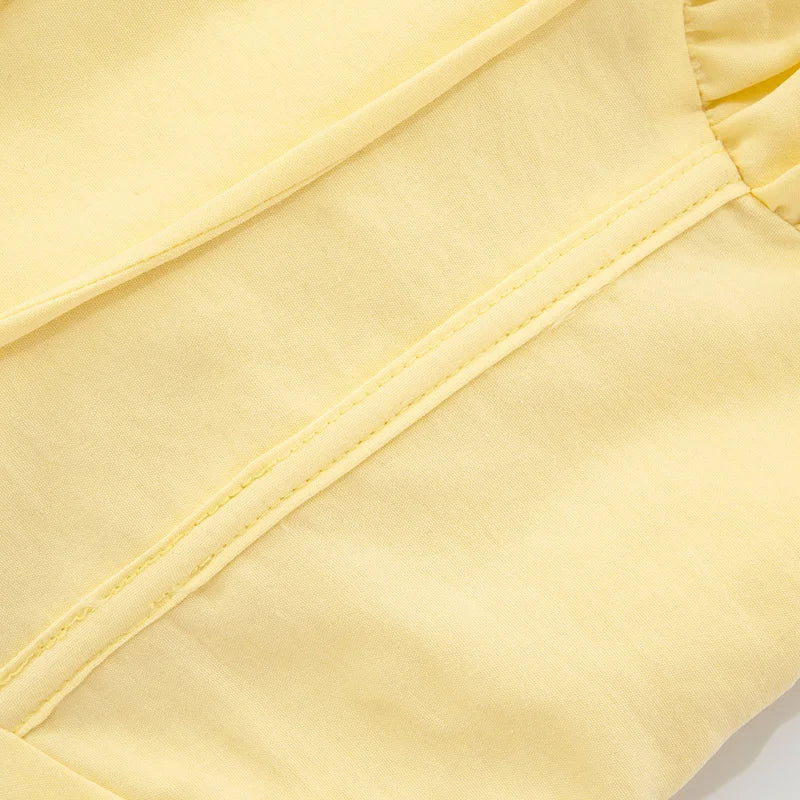 שמלת מיני בגזרת A קשירה בגב להצמדה במותן - נאלה