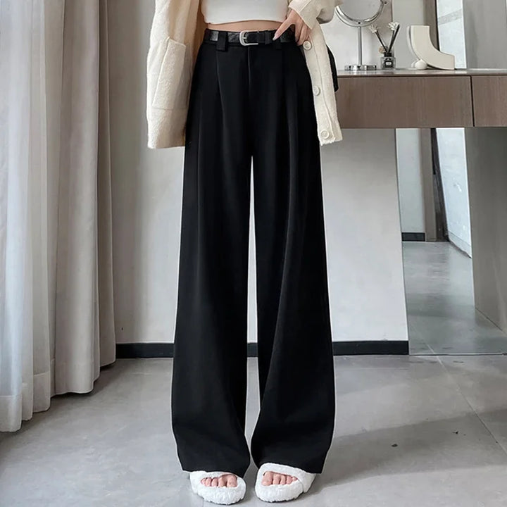 High-waisted tailored pants LOOSE