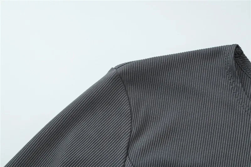 שמלת מקסי סרוגה צנועה בגזרת A קשירות במותן - לירי