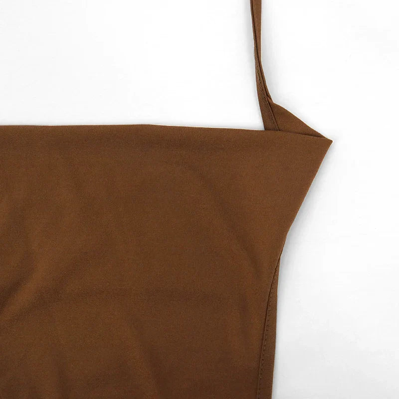 שמלת מיני בעיצוב וינטג' גב פתוח - Kali