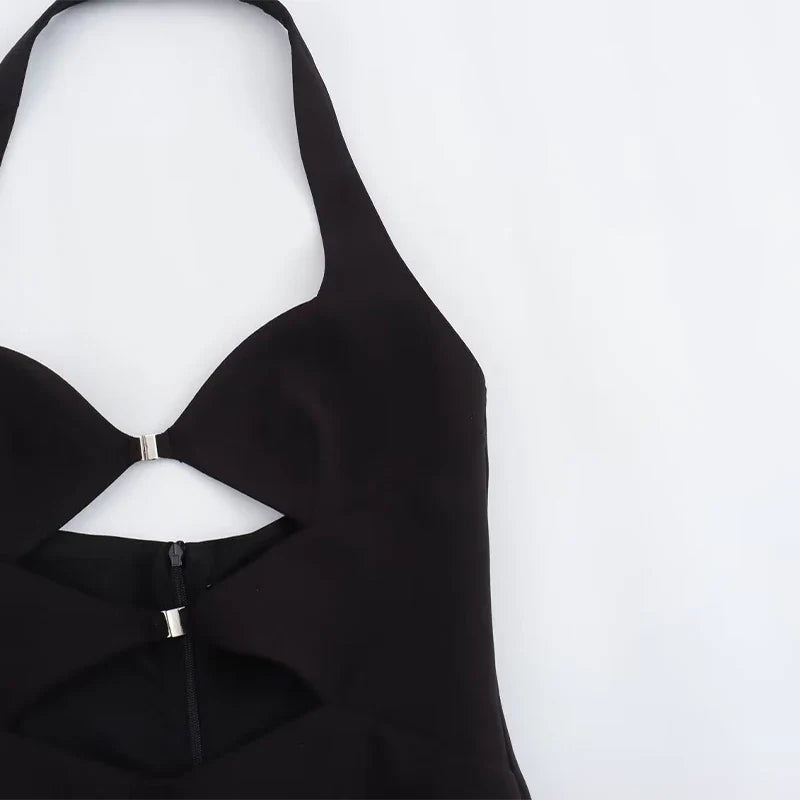 שמלת מקסי בעיצוב פתחים גב פתוח - סברין