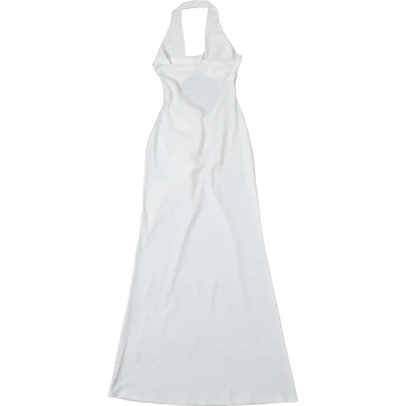 שמלת מקסי צמודה בעיטור מלמלה בעיצוב פתח - Jolene