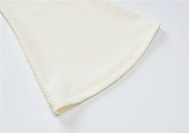 שמלת מיני סרוגה כתפיים חשופות בעיטור סרטי פפיון - יאנגה