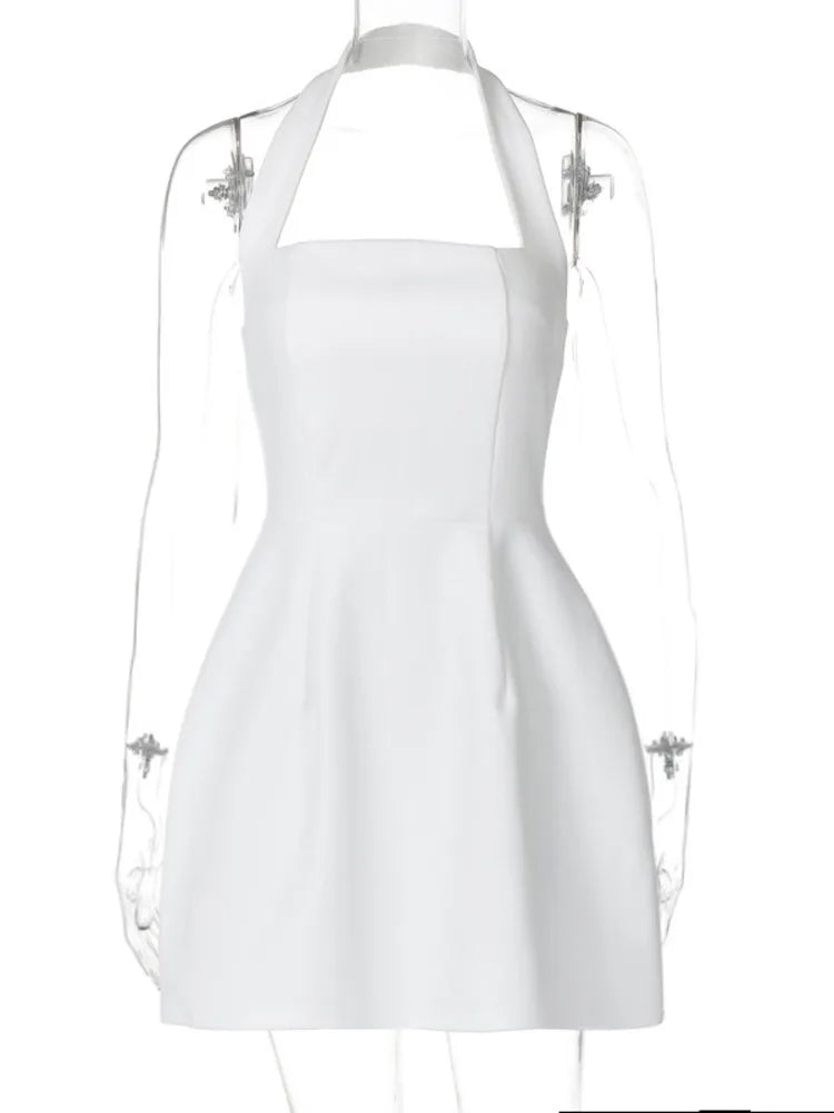 שמלת מיני בגזרת A גב פתוח - נעמי