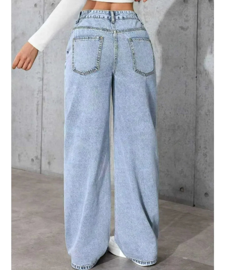 Light blue LOOSE jeans