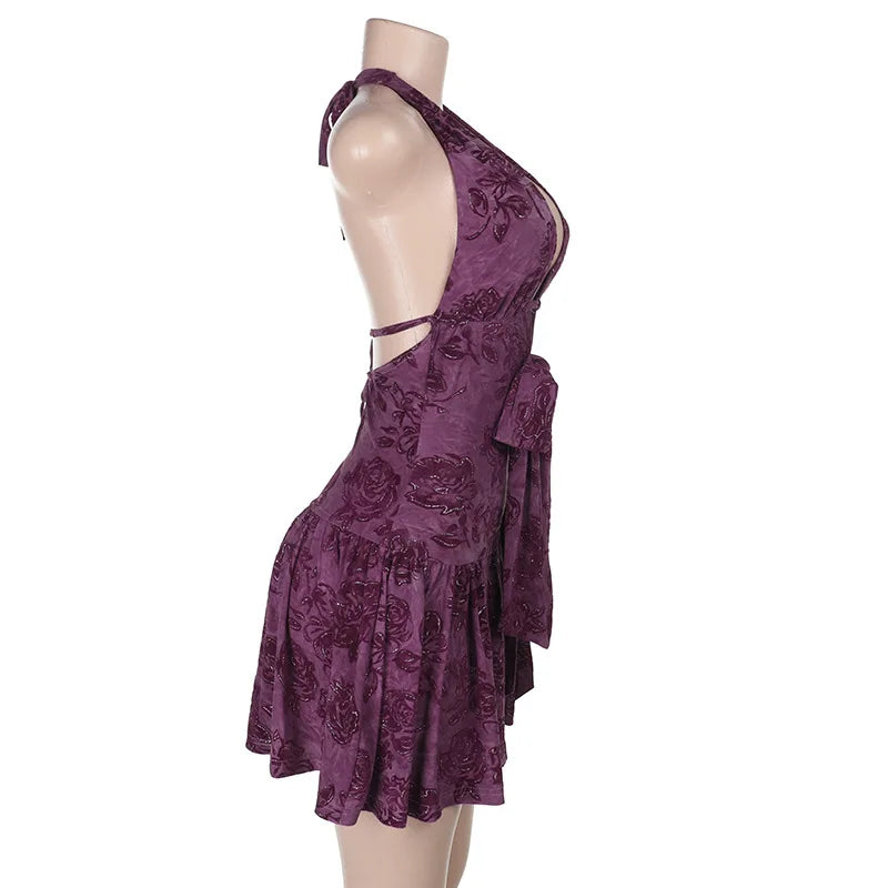 Boho Chic Mini Dress - Ruth