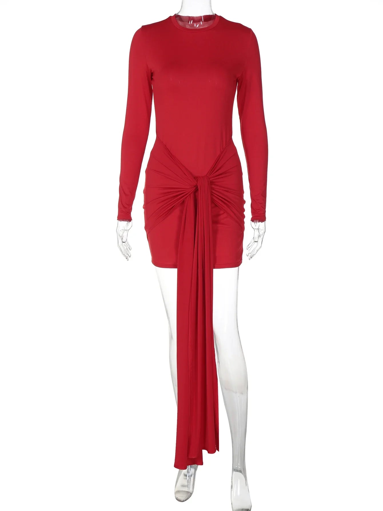 שמלת מיני בעיצוב קשירה ושובלים - אורנה