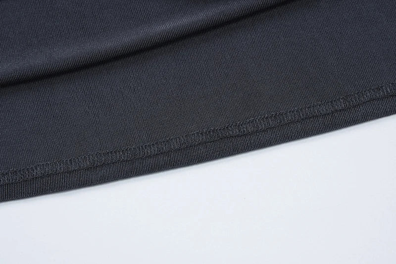 שמלת מקסי זמש סרוגה בעיצוב צווארון נופל גב פתוח בעיטור קשירה - מיכאלה