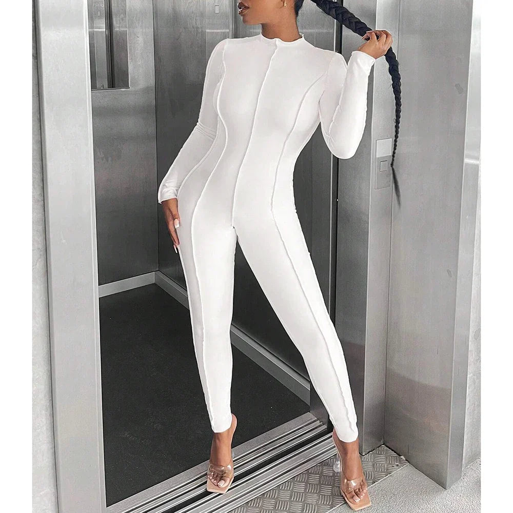 חליפת חלק אחד בד מחטב - Nicole