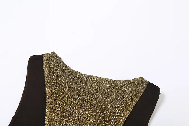 Gold Strapless Top - Goldie