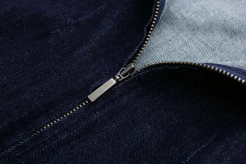 שמלת מידי סטרפלס ג'ינס צמודה - ריצ'י