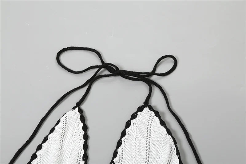 שמלת מקסי חוף סרוגה - Alyssa