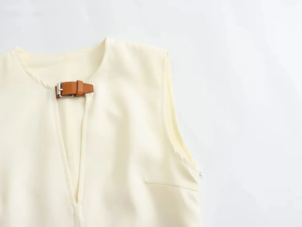 בגד גוף גופיה בעיטור חגורה - הלני