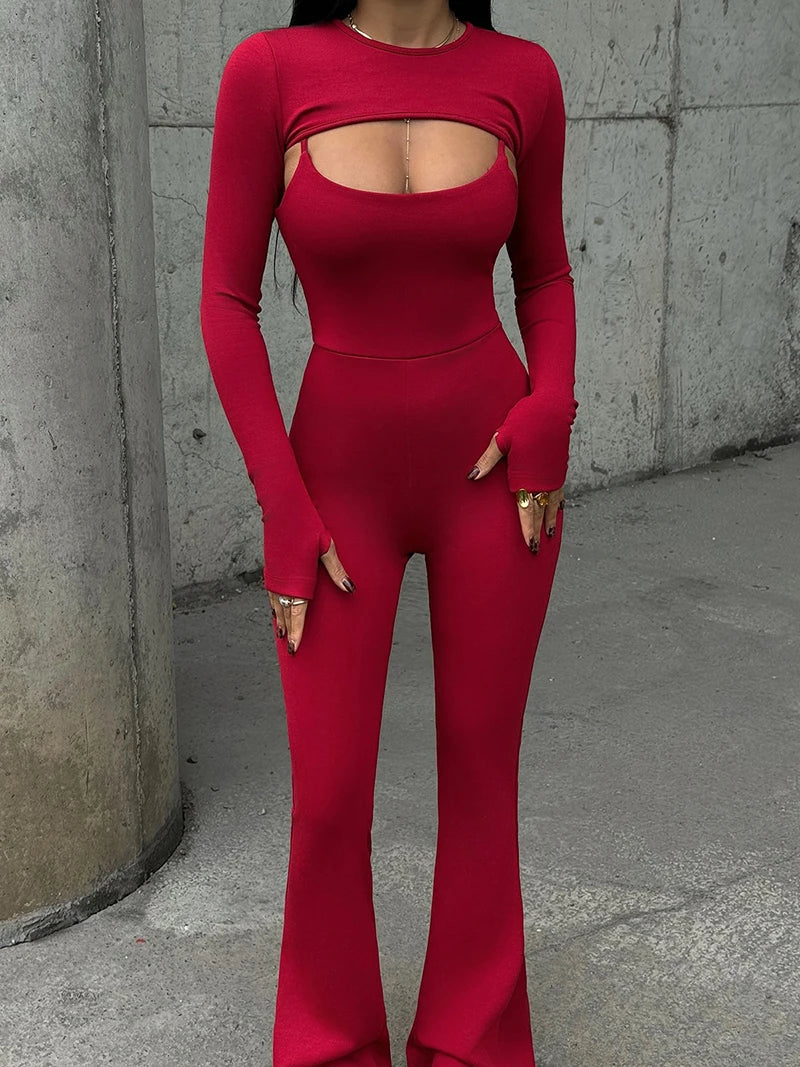 אוברול פדלפון בד מחטב ומחמיא בעיצוב עליונית - ויני