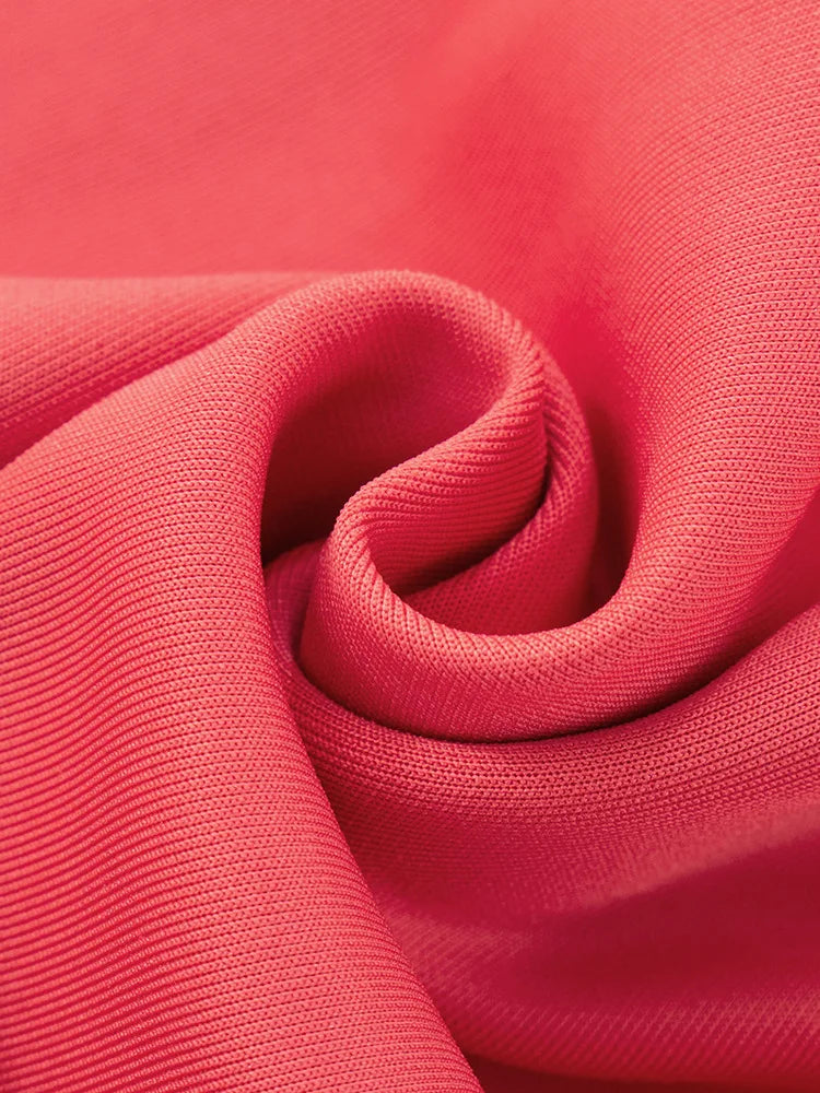 שמלת מקסי כתפיים חשופות בעיטור שסע - לאנה