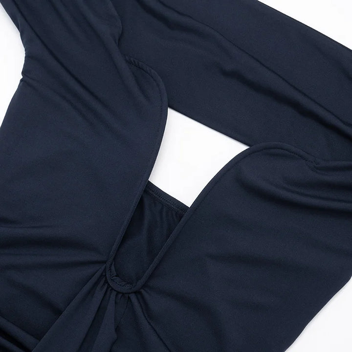 Off-the-shoulder ruched maxi dress with ruched design - Fabiana