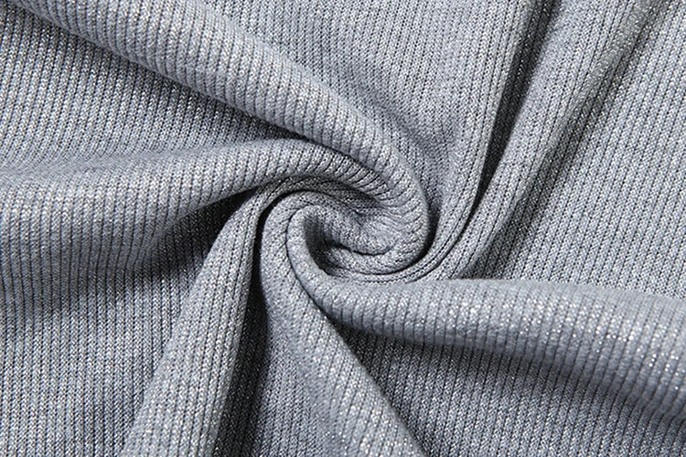 שמלת מקסי נצנצים סרוגה צווארון נופל גב פתוח - Gracie