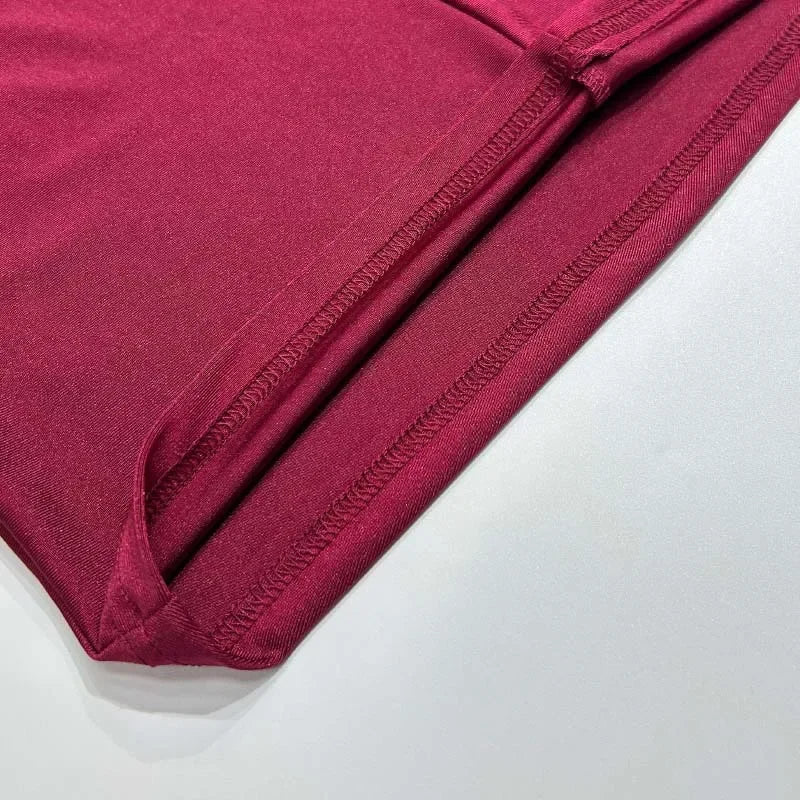 שמלת מקסי בעיצוב כיווצים בד מבריק ומחטב - ענהאל