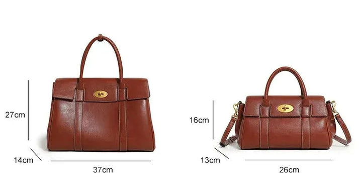 Leather bag with luxury design