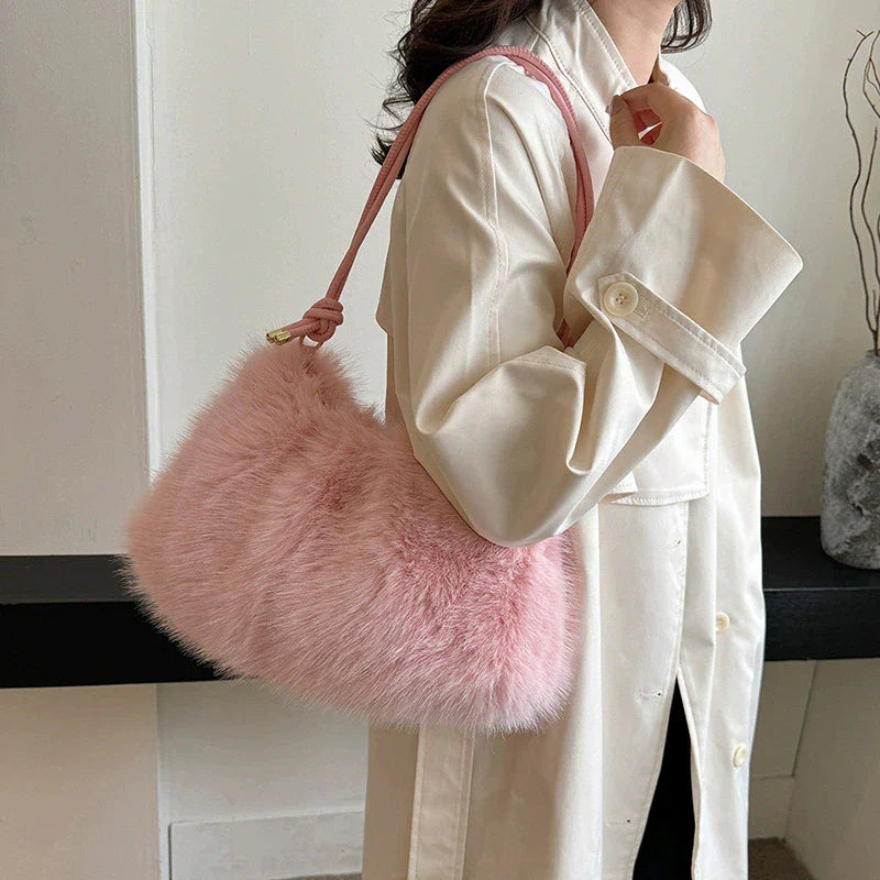 Fur design bag