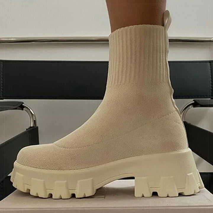 Platform sock boots - Corey