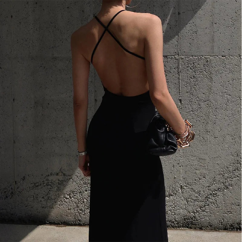 שמלת מקסי שסע עמוק - אירנה