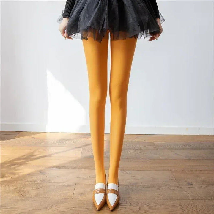 Opaque / sheer tights in a variety of colors