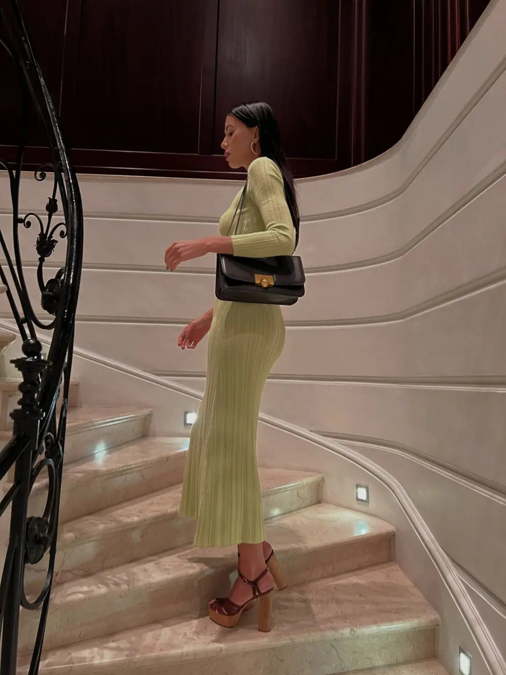 שמלת מקסי סרוגה - Felicity