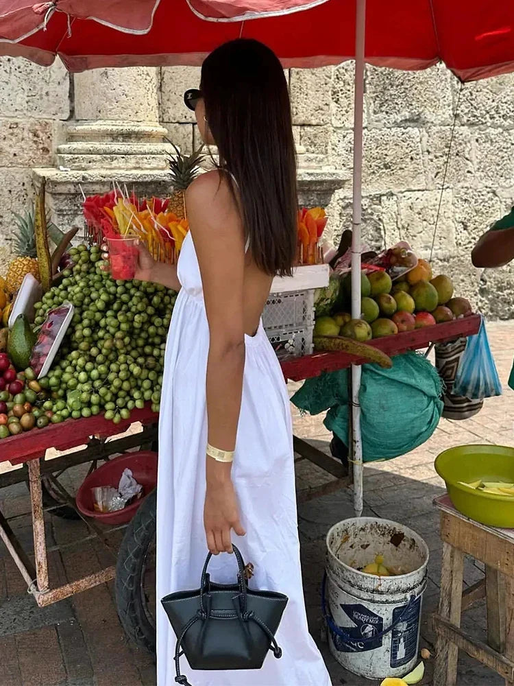 שמלת מקסי קלילה גב פתוח -ליאה