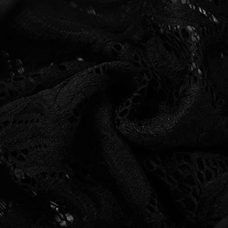 שמלת מיני תחרה בעיטור שובל קשירה - קארין