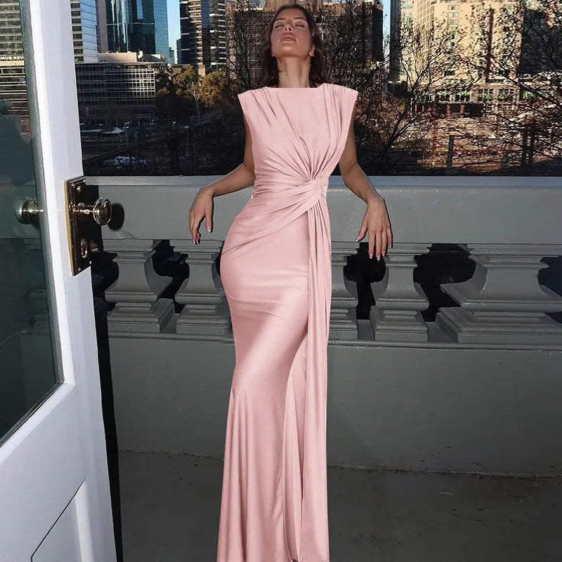 שמלת מקסי כיווצים - ורונה