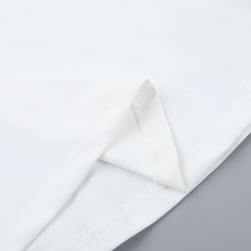 שמלת מיני בלון כתפיים חשופות בעיטור תחרה - פאדג'