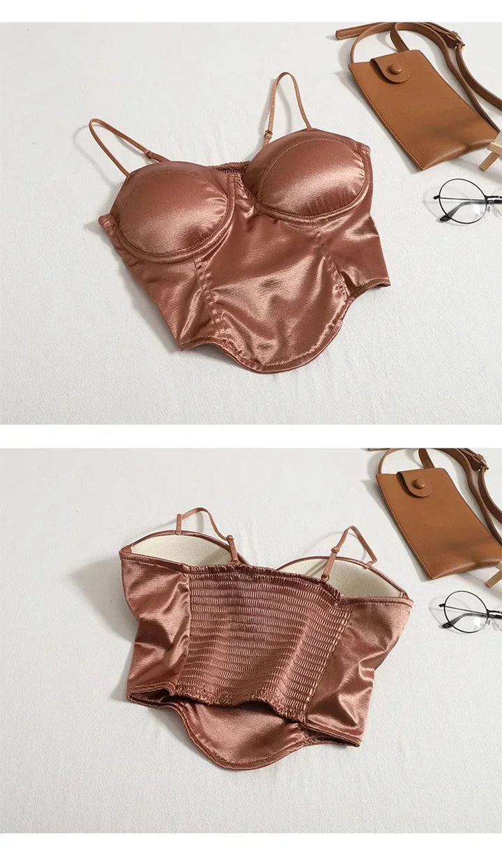 Satin Top - Clay 