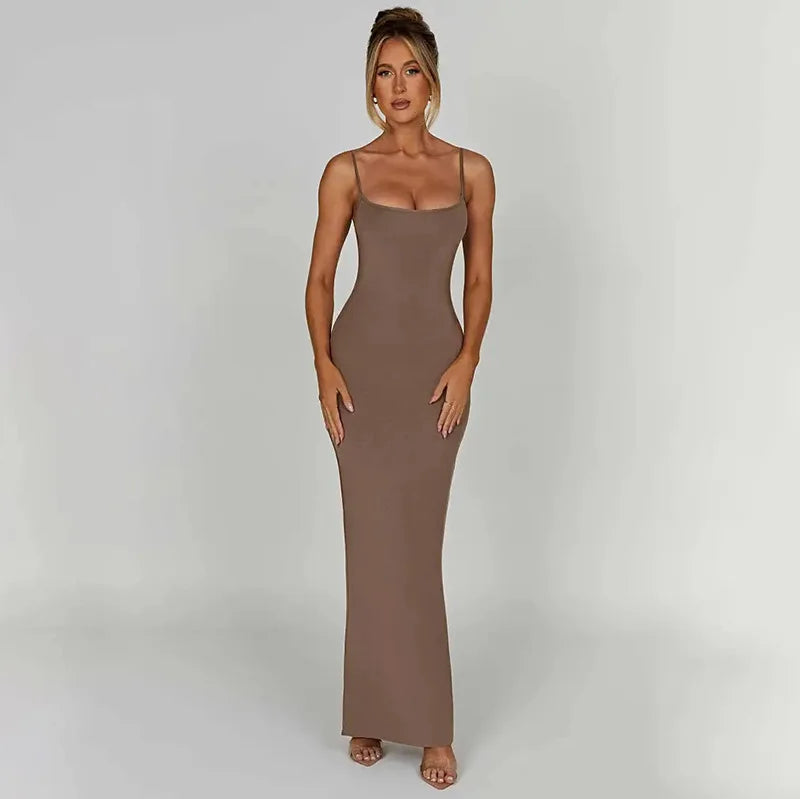 שמלת מקסי צמודה - אניטה