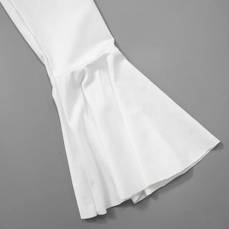 שמלת מיני מלמלה שרוולי פעמון - דוריה